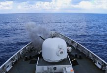 KRI Diponegoro Latihan Menembak di Laut Mediterania Untuk ini