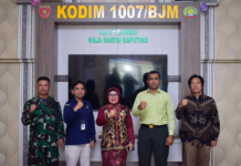 Terima Kunjungan KPU Kota, Dandim 1007/Banjarmasin Tegaskan Netralitas TNI Dalam Pilkada