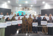 Bupati Balangan Serahkan Santunan JKM BPJS kepada 44 Ahli Waris, Terima Rp42 Juta