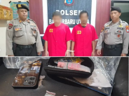 2 Pengedar Sabu Satu Jaringan Dibekuk Polsek Banjarbaru Utara di Tempat Berbeda