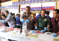 Polres Tala Musnahkan Narkoba 231 Gram Disaksikan 13 Tersangka, Salah Satunya Wanita