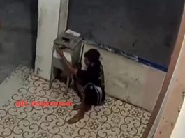 Kotak Amal di Mushola Jalan Mahligai Dibongkar Terekam CCTV