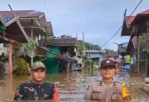 Banjir Kabupaten Katingan Capai Dada Orang Dewasa