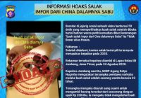 Cek Fakta Pengiriman Buah Salak Berisi Sabu dari China