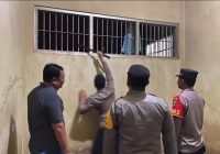 Polres Tabalong Cek Sel Tahanan