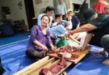 Cerita Dewi Perssik Pilih Potong Hewan Kurban di Pekarangan Rumah