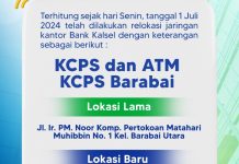 Kantor Cabang Bank Kalsel di Barabai Pindah per 1 Juli