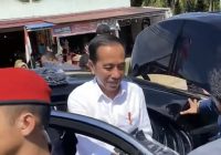 Presiden Jokowi Turun Sapa Warga Tamiyang Layang