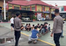 Beredar Video Diduga Penangkapan Gangster Banjarmasin yang Konvoi di Jalan Tol Ukhuwah