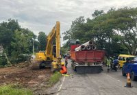 Akses Masuk Bandara Syamsuddin Noor di Jalan Lingkar Utara Ditutup Hari ini