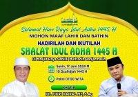 Sholat Idul Adha di Masjid Sabilal Muhtadin Hadirkan KH Fikri Haikal