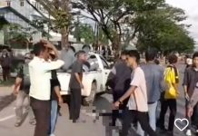 Pengendara Scoopy Luka Parah di Kecelakaan Jalan A Yani km 11