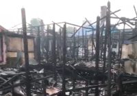 Penampakan Lokasi Kebakaran Usai Api Hanguskan 20 Rumah di Tungkaran Pangeran Simpang Empat Tanah Bumbu