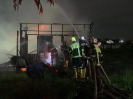 Kebakaran Hanguskan Rumah Kosong di Malintang Baru Gambut