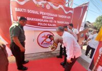 Ramaikan HUT ke 78 Bhayangkara, Polresta Banjarmasin Bangun Penampungan Air Bersih di Basirih