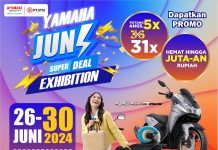 P.T. STSJ Yamaha Kalselteng Tebar Potongan Harga Motor di Acara Yamaha Juni Super Deal Exhibition di QMall Banjarbaru dan Duta Mall