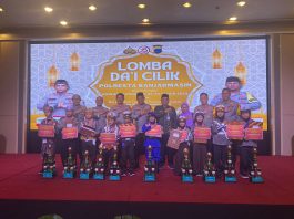 Daftar Pemenang Lomba Dai Cilik HUT ke 78 Bhayangkara oleh Polresta Banjarmasin