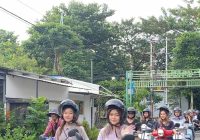 Adela Keliling Banjarmasin Pakai Skutik Yamaha Sekalian Dapat Ilmu Barista Bareng Yamaha