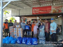 BPBD dan Dinsos Banjar Salurkan Bantuan Logistik Untuk Korban Puting Beliung
