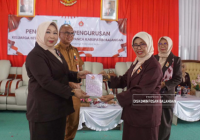 DPC Wirawati Catur Panca Balangan Resmi Dilantik, Ini Pesan Ketua Pengurus Provinsi
