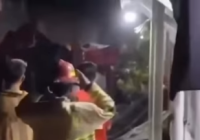 Menuju Lokasi Kebakaran, Mobil Damkar Ditabrak Kereta Api