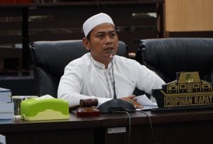HM Yamin HR memimpin Rapat Banggar membahas Raperda Pertanggungjawaban Pelaksanaan APBD 2023. (wartabanjar.com - Ist. Setwan Banjarmasin)