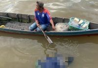 BREAKING NEWS : Geger, Mayat Mengapung di Sungai Martapura Dekat Jembatan Merdeka Banjarmasin