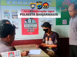 Pemabuk Berguling Dekat Flayover Gatot Diceramahi di Polsek Banjarmasin Timur