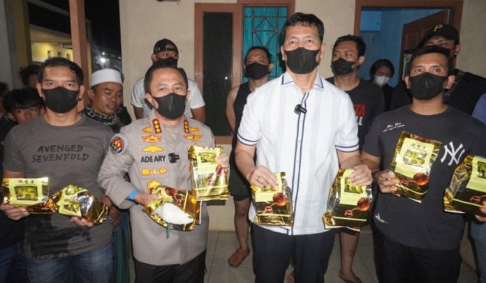 Sabu dengan total berat 20 kilogram disita dari sebuah rumah kos di Tangerang. (wartabanjar.com - Ist. Tribrata)