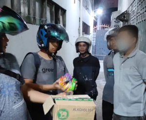 Barang bukti yang disita polisi dan pemilik barang turut dimintai keterangan dan membuat surat pernyataan. (wartabanjar.com - Ist. Polsek Bjm Timur)