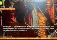 Wanita Nekat Ceburkan Diri ke Sumur