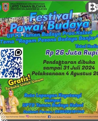 Jadwal Festival Pawai Budaya di Rangkaian Hari Jadi Provinsi Kalsel