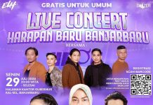 Hj Erna Lisa Halaby Gelar Konser Gratis Bersama Band Ungu
