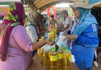 Kades Buntu Pilanduk Berterima Kasih Pemkab Balangan Adakan Pasar Murah di Desanya