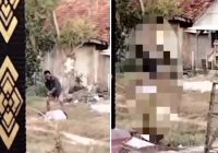Ngeri! Pria Bacok Sepupu Hingga Tewas di Jalanan Kampung, Diduga Motif Perselingkuhan