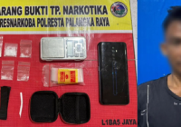 Pengedar Sabu di Jalan Merdeka Adonis Dibekuk Polresta Palangka Raya