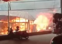 Puluhan Los Pasar Dilalap Api, Penyebab Kebakaran Masih Dicari