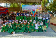 Puluhan Murid PAUD QU Darunnajah Antusias Ikuti Edukasi Damkar Kabupaten Banjar