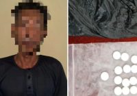 Polsek Cempaka Banjarbaru Amankan Pria Miliki Belasan Pil Putih Tanpa Merek