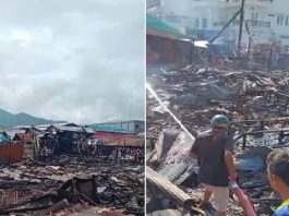 28 Rumah Ludes Dalam Kebakaran di Desa Dirgahayu Kotabaru Dini Hari Tadi