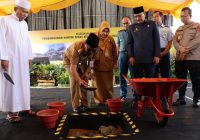 Dilaksanakan Dinas PUPR, Gubernur Letakkan Batu Pertama Pembangunan Gedung Dinkes Kalsel