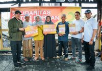 Solidaritas untuk Kebakaran di Tanah Bumbu, Haji Isam Owner Jhonlin Group Beri Bantuan Satu Milyar