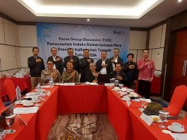 Dukung Kebebasan Pers, Kabidhumas Polda Kalteng Hadiri FGD Dewan Pers