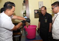 Polres Banjarbaru Musnahkan Puluhan Butir Ineks dan Karisoprodol