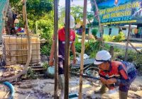 Bantu Persoalan Air Bersih Warga, Kodim HSS Bangun Sumur Bor