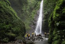 Air Terjun Mandin Mangapan Pukau Rombongan Turdes