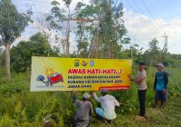 Gelar Operasi Patuh Intan 2024, Satlantas Polres Batola Pasang Spanduk Imbauan Keselamatan Lalu Lintas di Sejumlah Titik