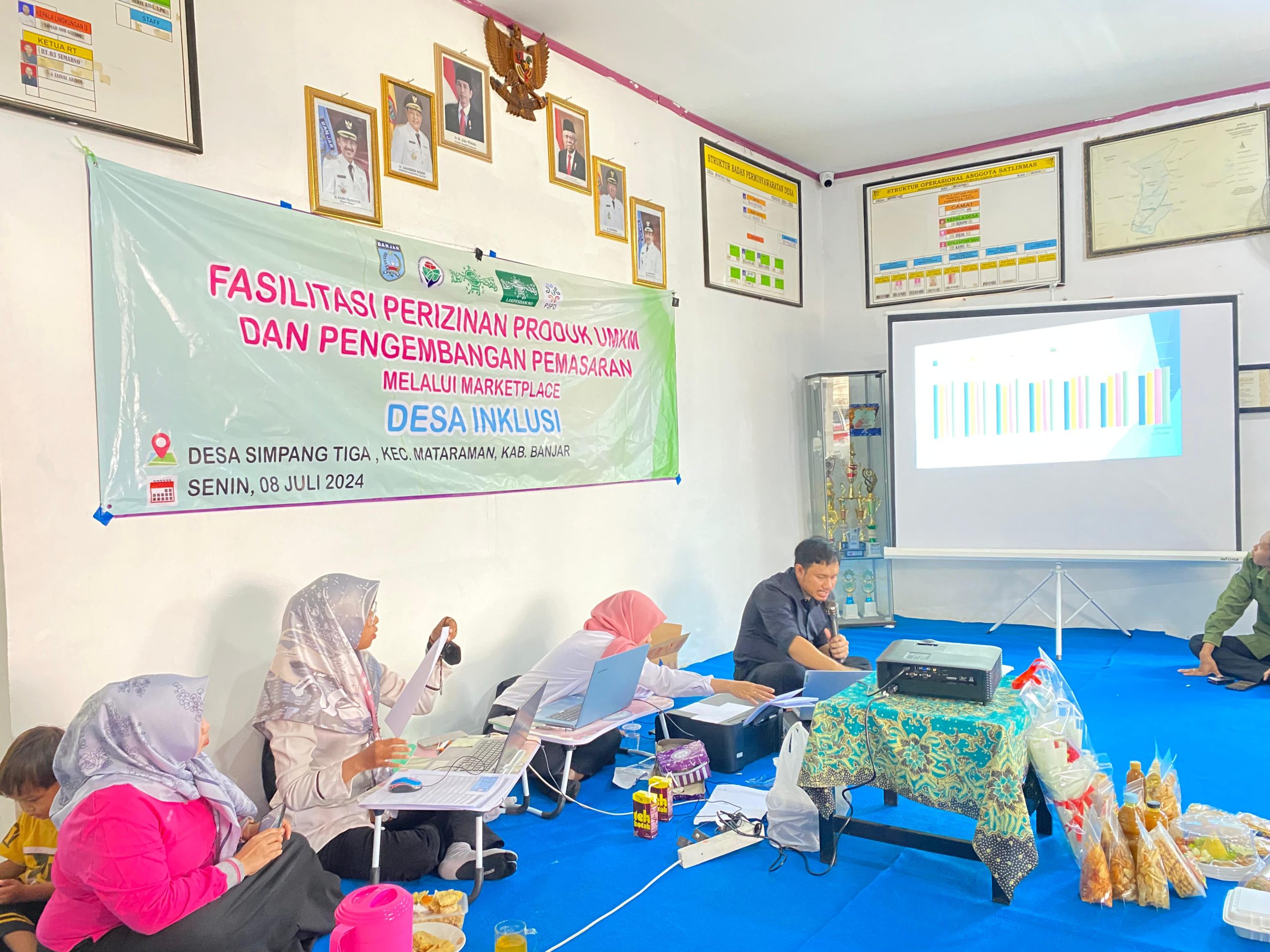 Gelar Pelatihan Jualan Online, Pemerintah Desa Simpang Tiga Dorong UMKM Lokalnya Go Digital