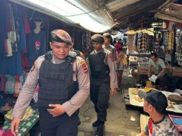 Marak Mabuk Kecubung, Pasar Lima dan Pasar Batuah Didatangi Sat Samapta Polresta Banjarmasin