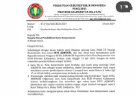 Guru TK di Banjarmasin Mogok Selama 4 Hari, Edaran PGRI Viral